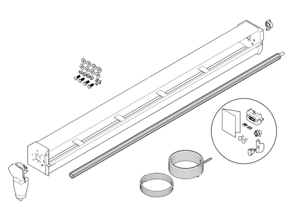 Spool Kit. TarpMaster Tarp Spool w/92" Housing 36010 | Roll-Rite