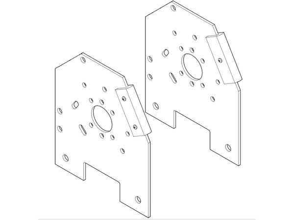 Bracket. Aluminum Mounting Brackets - PAIR 36340 | Roll-Rite | American Tarping