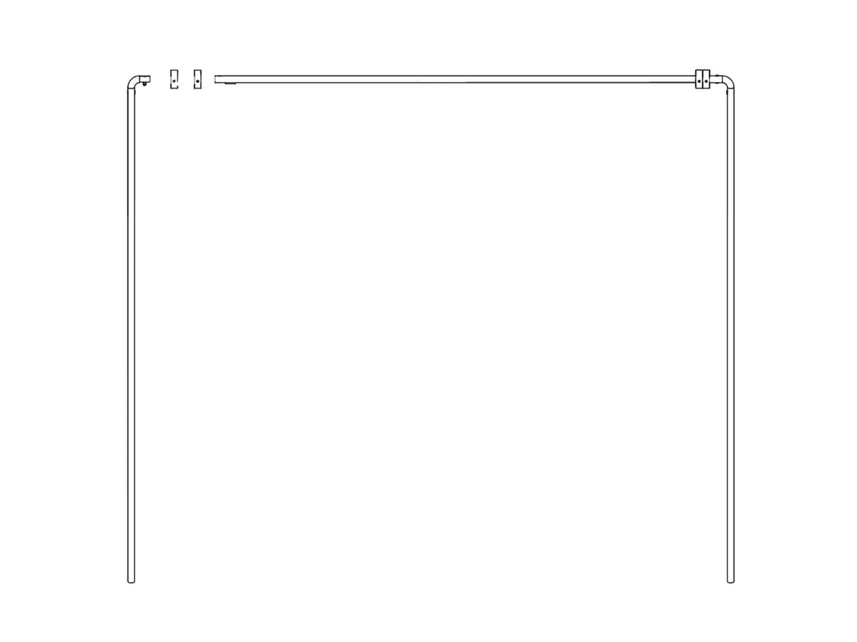 Bow Set, 103 1/2" Wide Top Tube and 103 1/2" Side Arms 76720 | Roll-Rite | American Tarping