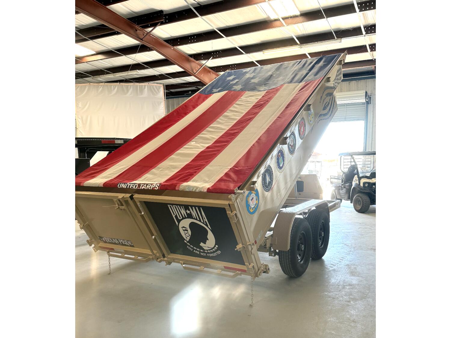 tarps tv Stars 'N Stripes HD Mesh Dump Truck Tarp | United Tarps