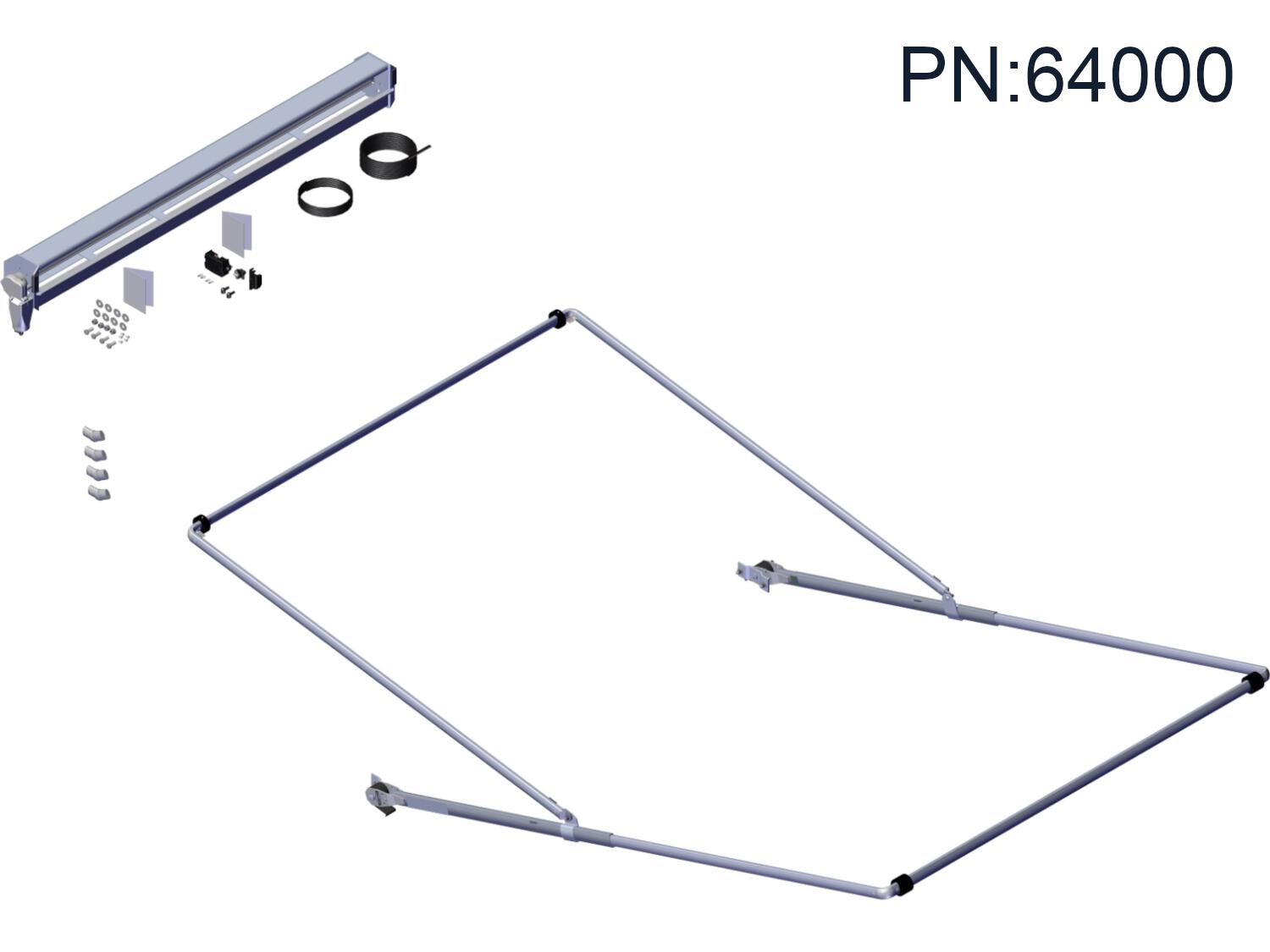 tarp bulli TarpMaster Electric Tarp System (4-Spring, up to 22') TM400 | Roll-Rite