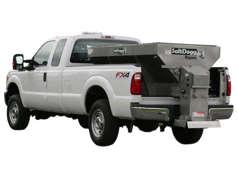SaltDogg 1.5 Cubic Yard Electric Stainless Hopper Spreader 1400701SS | Buyers Products | American Tarping | 2