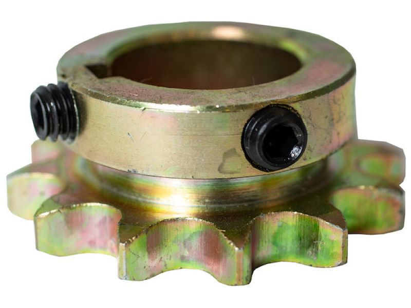 1 Inch 12-Tooth Yellow Zinc Sprocket w/ Set Screws 1411915 | Buyers Products | American Tarping Detail