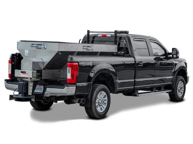 SaltDogg Electric Stainless Hopper Spreader with Auger 1470601SSE | Buyers Products | American Tarping