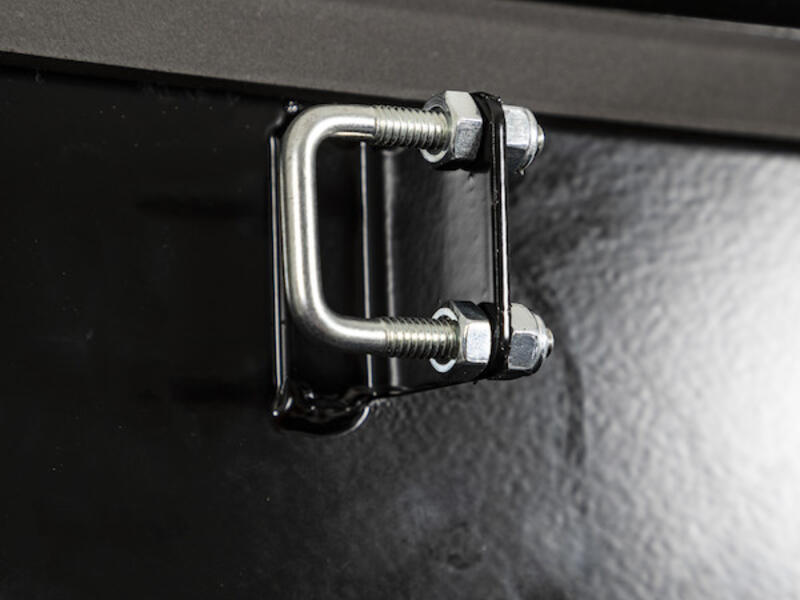 Truck Tool Box, Trailer Tongue Mount Black Steel Hardware | Buyers Products | American Tarping