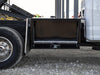 Truck Tool Box, Underbody Black Steel w/ T-Latch Installed Open | Buyers Products | American Tarping