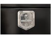 Truck Tool Box, Underbody Black Steel w/ T-Latch Latch | Buyers Products | American Tarping
