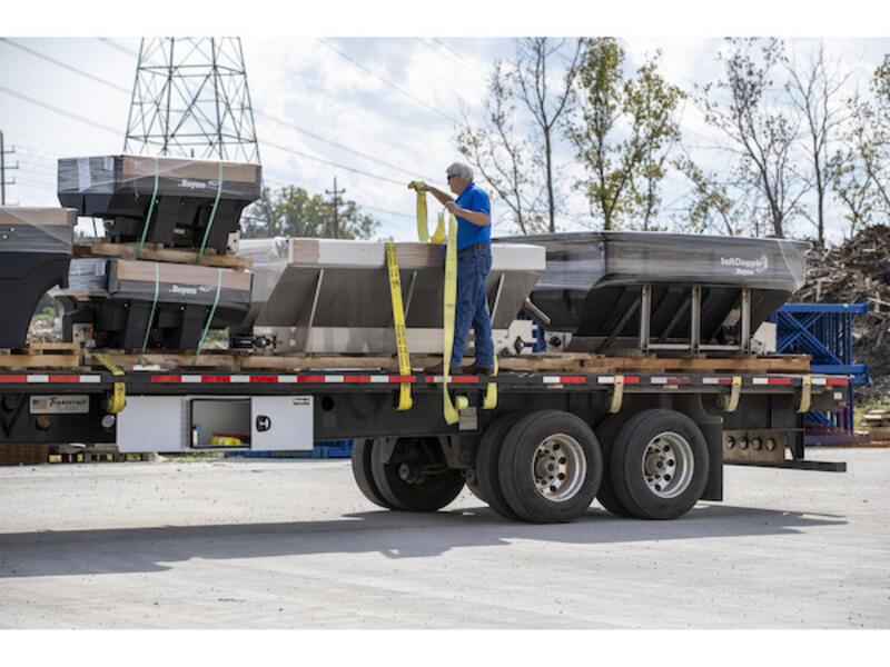 Truck Tool Box, Pro Series Underbody Black Steel Operator | Buyers Products | American Tarping