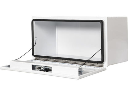 Truck Tool Box, Pro Series Underbody Black Steel Side Open | Buyers Products | American Tarping