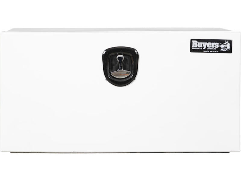 Truck Tool Box, Pro Series Underbody Black Steel Front | Buyers Products | American Tarping