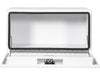 Truck Tool Box, Pro Series Underbody Black Steel Front Open | Buyers Products | American Tarping
