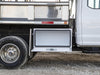 Truck Tool Box, Pro Series Underbody Black Steel Installed Open | Buyers Products | American Tarping
