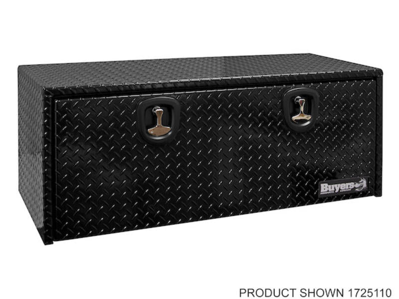Truck Tool Box, Underbody Black Diamond Tread Aluminum 1725110 | Buyers Products | American Tarping