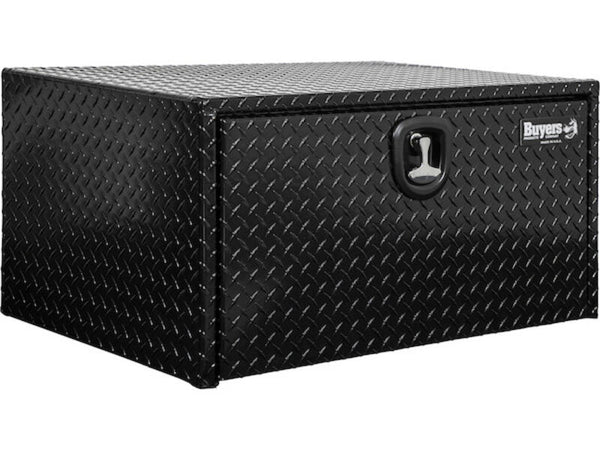 Truck Tool Box, Underbody Black Diamond Tread Aluminum | Buyers Products | American Tarping