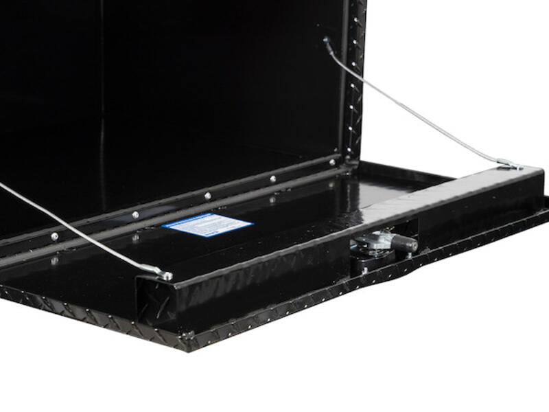 Truck Tool Box, Underbody Black Diamond Tread Aluminum Tether | Buyers Products | American Tarping