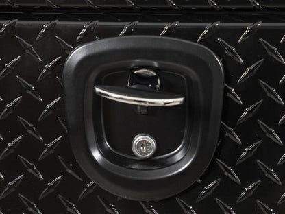 Truck Tool Box, Underbody Black Diamond Tread Aluminum Handle | Buyers Products | American Tarping