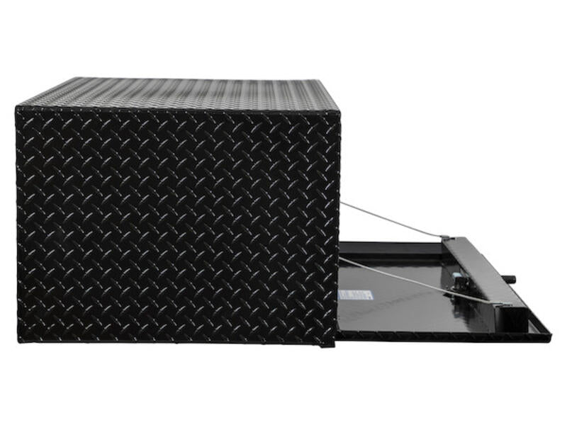 Truck Tool Box, Underbody Black Diamond Tread Aluminum Side | Buyers Products | American Tarping