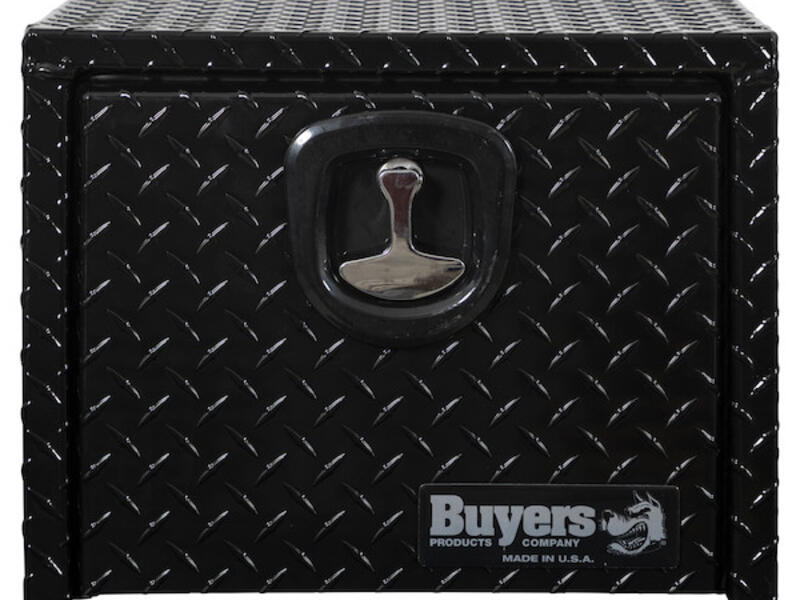 Buyers Products 14x12x18 inch Black Diamond Tread Aluminum Underbody Truck Box 1725149