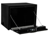 Truck Tool Box, Underbody Black Steel w/ 3-Point Latch 45 | Buyers Products | American Tarping