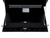 Truck Tool Box, Underbody Black Steel w/ 3-Point Latch Door Open | Buyers Products | American Tarping