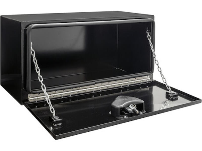 Buyers Products 18x18x48 inch Pro Series Black Steel Underbody Truck Box 1752810