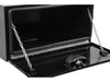 Truck Tool Box, Pro Series Underbody Black Steel Detail | Buyers Products | American Tarping