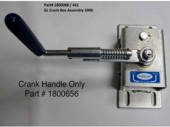Crank Handle ONLY, Ground Level Crank 1800656 | Donovan Tarps