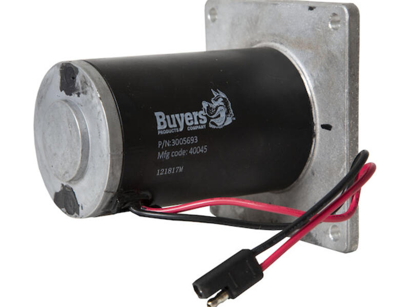 Replacement .125 HP 1000 RPM Spinner Motor with SAE Connection for SaltDogg® TGSUV1B Spreader 3005693 Angle | Buyers Products | American Tarping