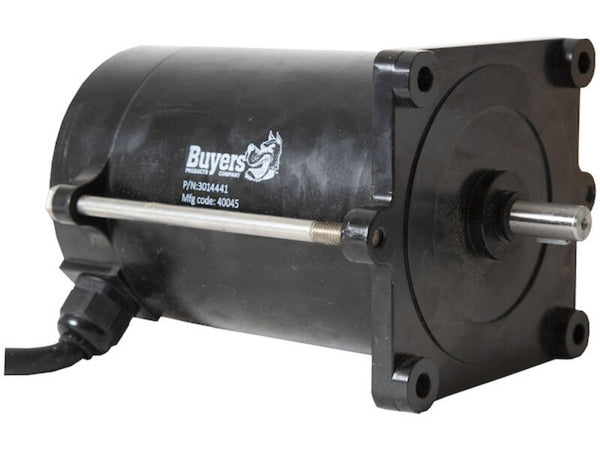 Replacement .5 HP Spinner Motor for SaltDogg® TGSUVPROA, TGS01B, TGS05B Spreaders 3014441 Angle | Buyers Products | American Tarping