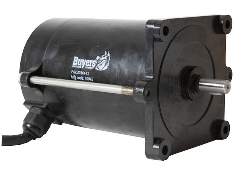 Replacement .5 HP Spinner Motor for SaltDogg® TGSUVPROA, TGS01B, TGS05B Spreaders 3014441 Angle | Buyers Products | American Tarping