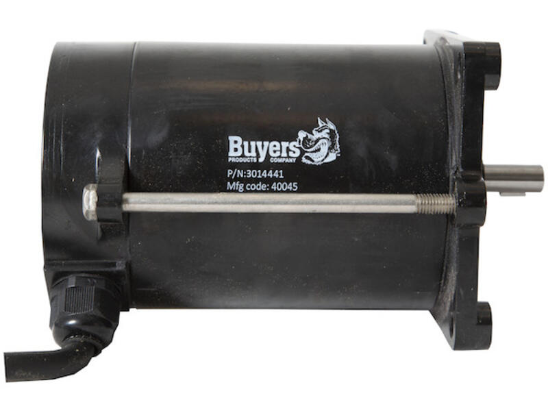 Replacement .5 HP Spinner Motor for SaltDogg® TGSUVPROA, TGS01B, TGS05B Spreaders 3014441 Front | Buyers Products | American Tarping