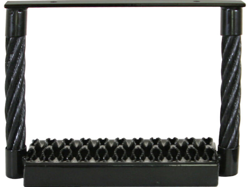 Black Powder Coated Cable Type Truck Step 5230915 | Buyers Products | American Tarping