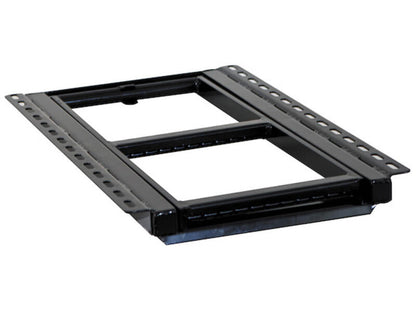Retractable 2-Rung Truck Step Flat Black | Buyers Products | American Tarping