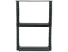 Black Powder Coated 2-Rung Cable Type Truck Step - 24 X 17.5 X 1.38 Inch Deep 5232417 | Buyers Products | American Tarping Side
