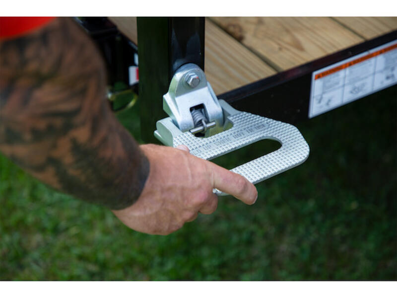 Safety Folding Step/Grab | Buyers Products | American Tarping App Open