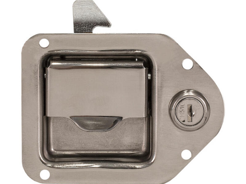 Tear Drop Style Locking Latch, Stainless Steel 8000SSL  | Buyers Products | American Tarping Front