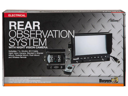 Rear Observation System with Night Vision Camera 8883000 Box | Buyers Products | American Tarping