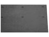 Heavy Duty Mud Flaps 1/4" Thick (Set of 2) B2418LSP_FrontDetail | Buyers Products | American Tarping