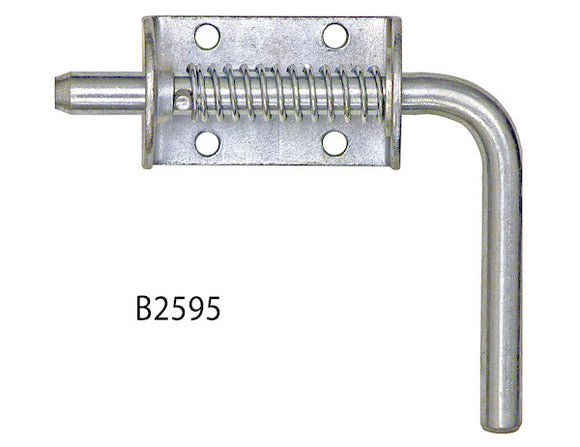 1/2 Inch Zinc Plated Spring Latch Assembly - 1.75 X 5.19 Inch Long B2595 | Buyers Products | American Tarping