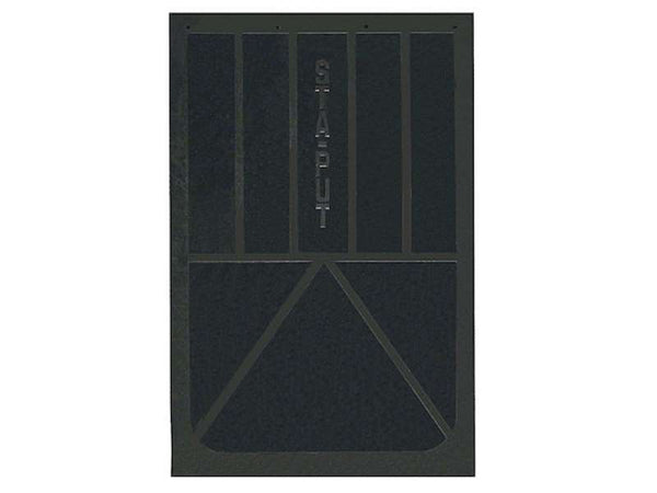 Solid Rubber Mud Flaps (Set of 2) | Buyers Products | American Tarping