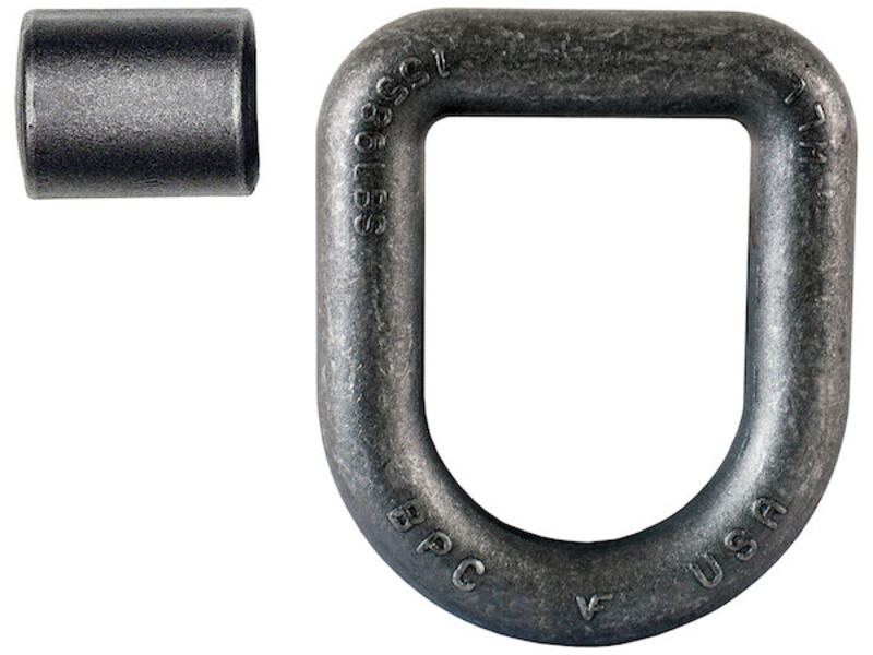 1" Forged Extended D-Ring w/ Weld-On Mounting Bracket B50 | Buyers Products | American Tarping