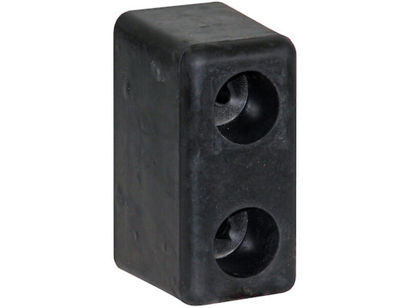 Molded Rubber Bumper 3 x 3-1/2 x 6 Inch Tall B5500 | Buyers Products | American Tarping
