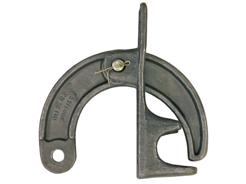 2.5" Dump Hinge for 1" Diameter Post BTL020B2 | Buyers Products | American Tarping Side