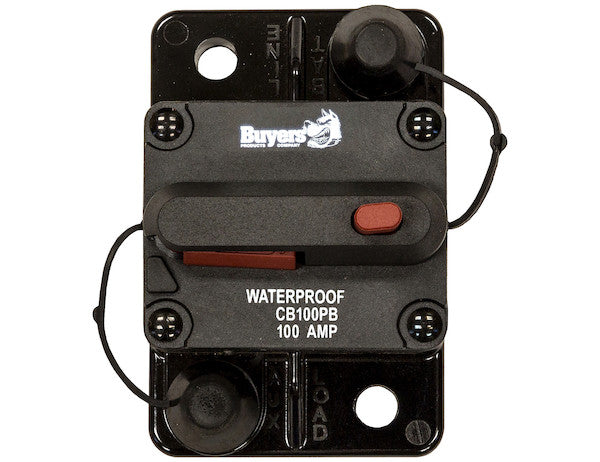 CB100PB Circuit Breaker w/ Manual Push-To-Trip Reset | Buyers Products