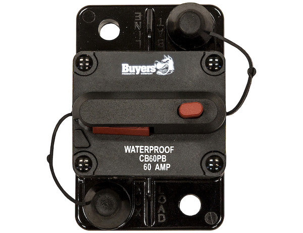 CB60PB Circuit Breaker w/ Manual Push-To-Trip Reset | Buyers Products