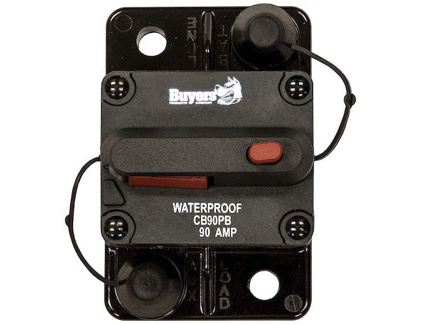 CB90PB Circuit Breaker w/ Manual Push-To-Trip Reset | Buyers Products