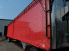 Side Flip Tarp System Sidewinder 1800297 red tarp | Donovan Tarps