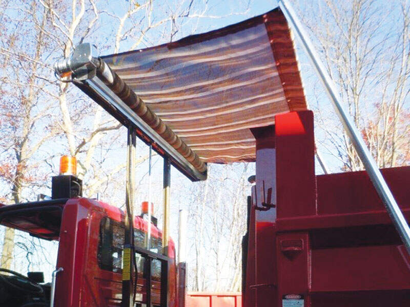 quick tarp Roll Off Mighty Mesh Replacement Tarps