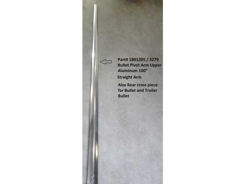 Bullet Rear Crossbar - 100" 1801205 | Donovan Tarps | American Tarping