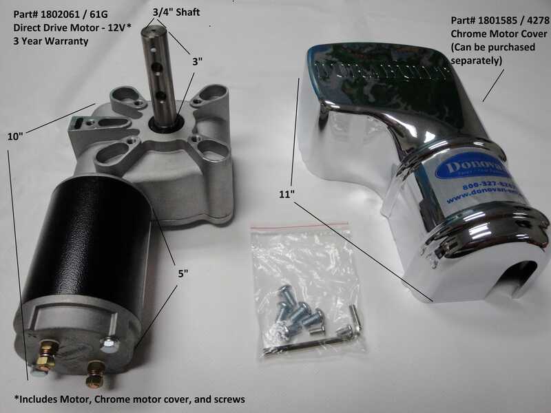 Durabuilt Tarp Motor (various models) 1802066 measurements 1802061 | Donovan Tarps